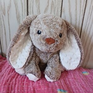Spark Create Imagine Rattle Crinkle Floppy-Eared Bunny Plush - Brown and Cream